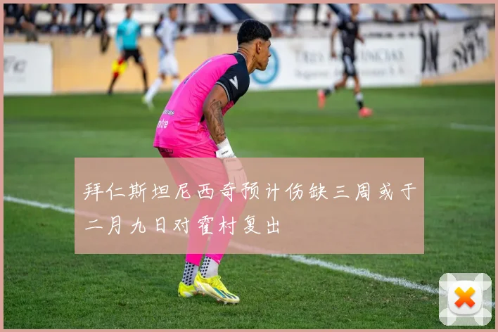 拜仁斯坦尼西奇预计伤缺三周或于二月九日对霍村复出